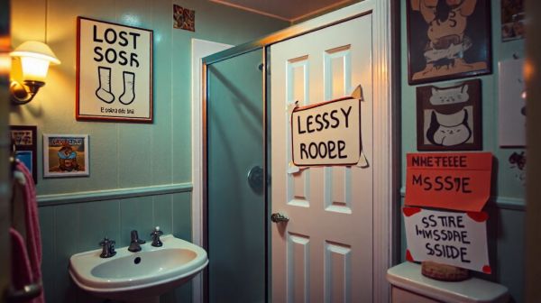 Transformez vos toilettes avec des affiches humoristiques créatives